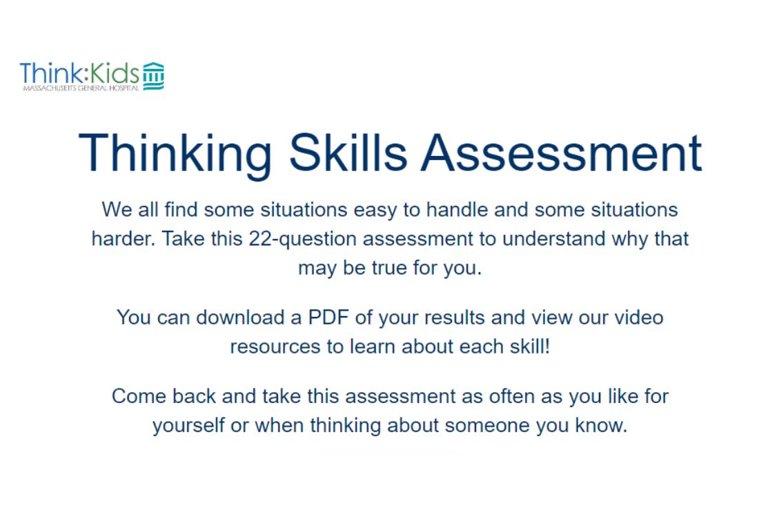 Thinking Skills Assessment