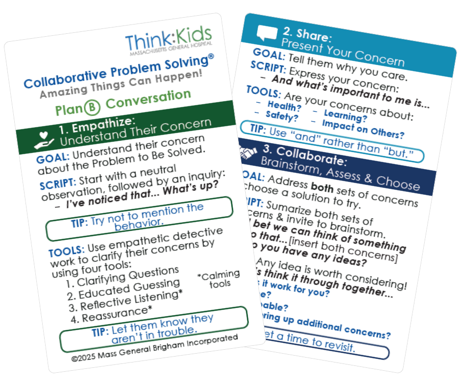 Image of the Plan B Conversation Cards