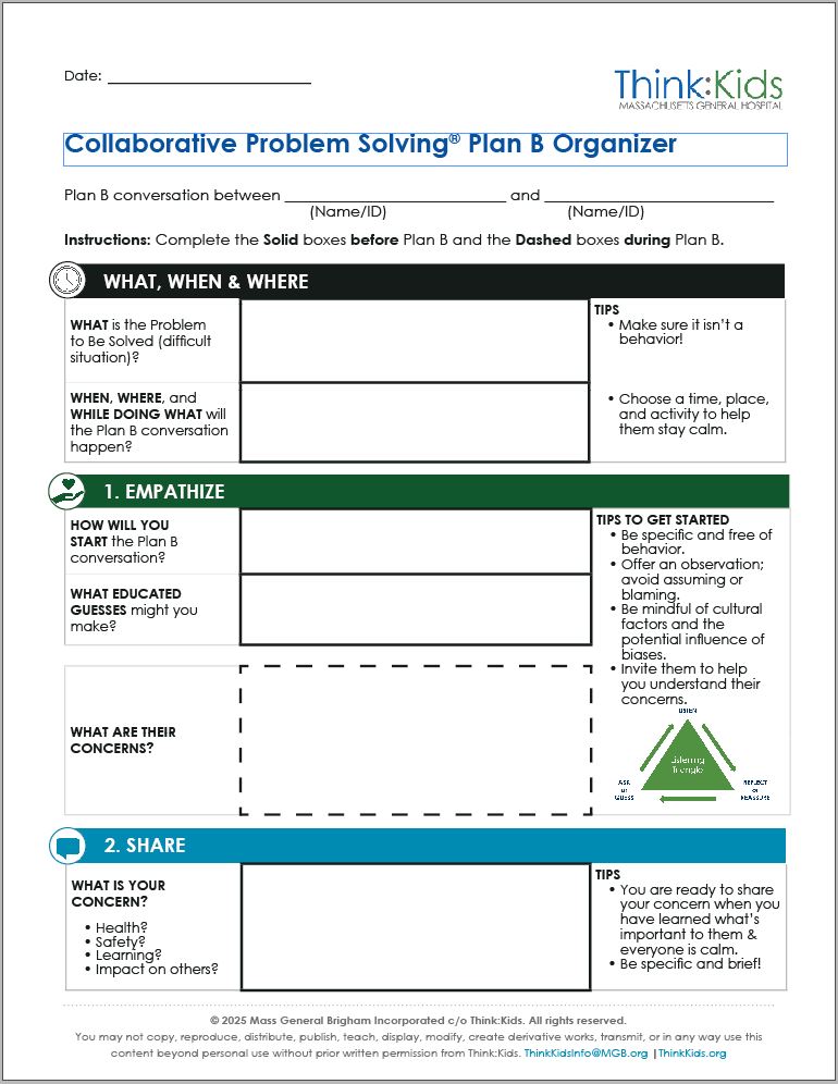 Plan B Organizer